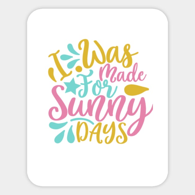 sunny days Sticker by Coolstylz